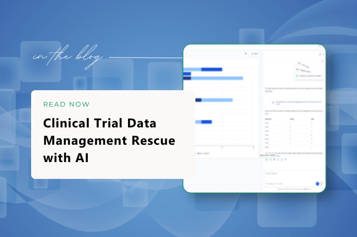 How to rescue clinical trial data management and database issues with AI